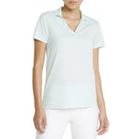 POLA WANITA PUMA COUNDSPUN GOLF POLO - HEATHER SEA HEATHING
